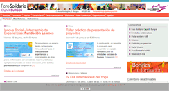 Desktop Screenshot of forosolidariocajadeburgos.com