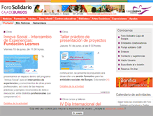 Tablet Screenshot of forosolidariocajadeburgos.com